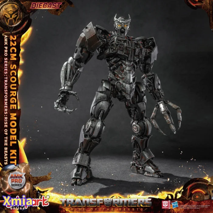 Transformers toy Yolopark Rise of the Beasts AMK PRO Series 22cm Scourge Model Kit