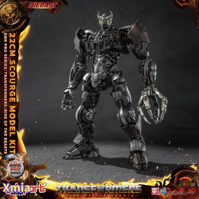 Transformers toy Yolopark Rise of the Beasts AMK PRO Series 22cm Scourge Model Kit