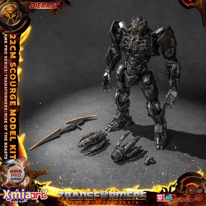 Transformers toy Yolopark Rise of the Beasts AMK PRO Series 22cm Scourge Model Kit