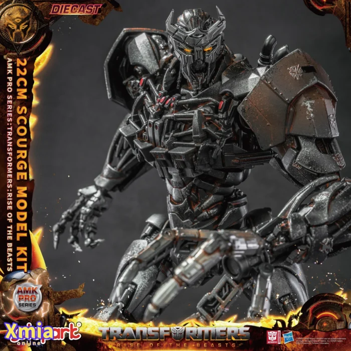 Transformers toy Yolopark Rise of the Beasts AMK PRO Series 22cm Scourge Model Kit