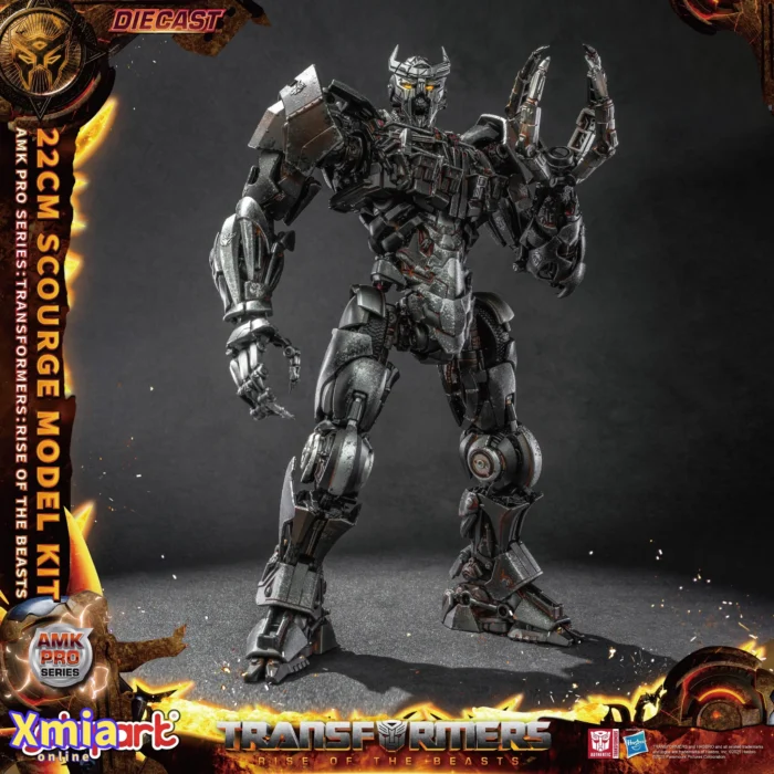 Transformers toy Yolopark Rise of the Beasts AMK PRO Series 22cm Scourge Model Kit