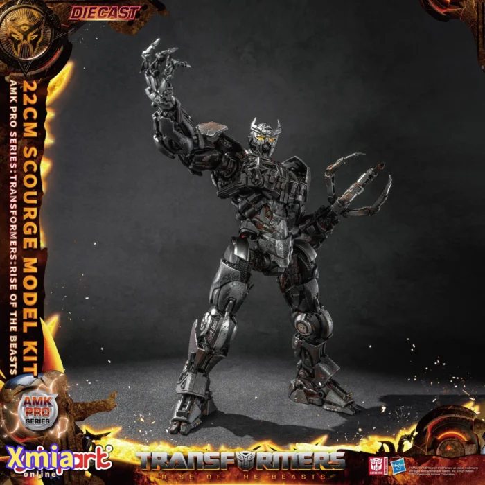 Transformers toy Yolopark Rise of the Beasts AMK PRO Series 22cm Scourge Model Kit