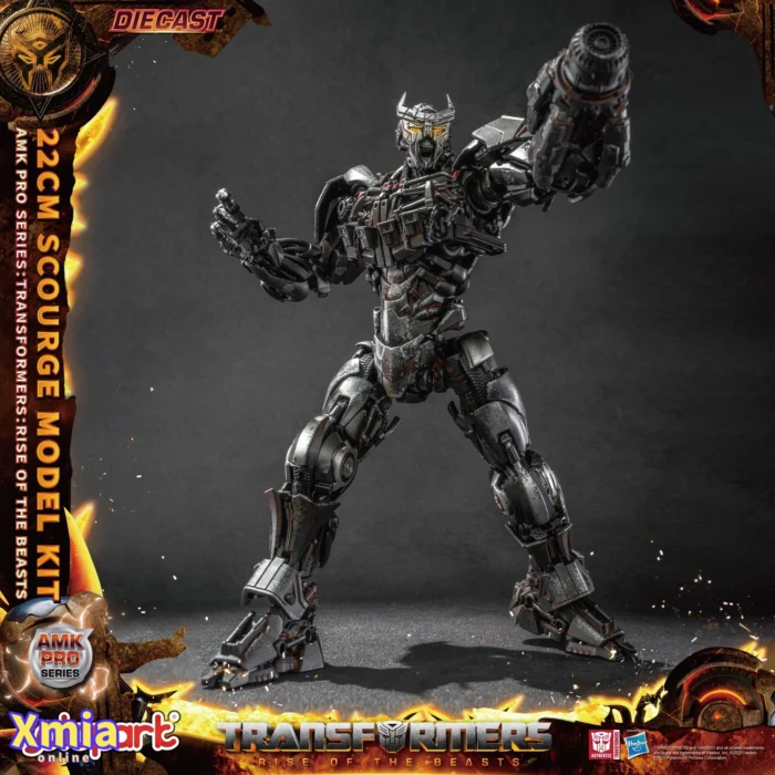 Transformers toy Yolopark Rise of the Beasts AMK PRO Series 22cm Scourge Model Kit
