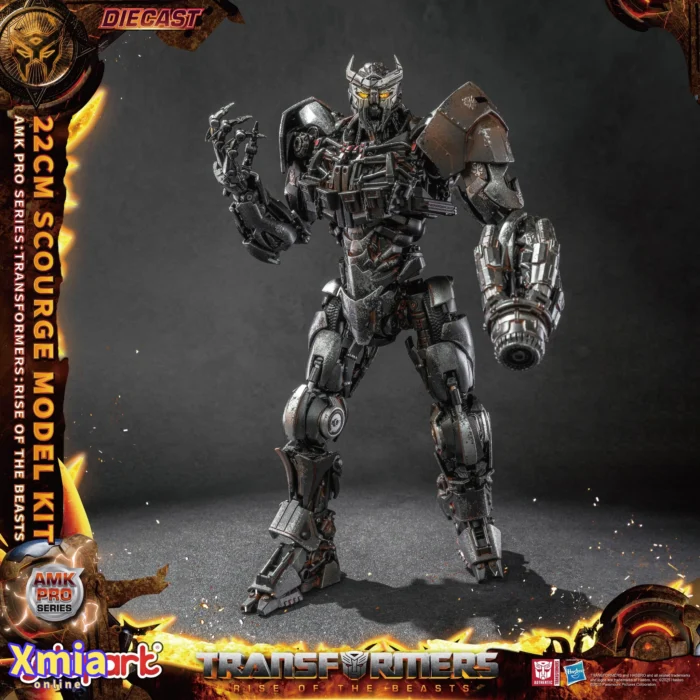 Transformers toy Yolopark Rise of the Beasts AMK PRO Series 22cm Scourge Model Kit