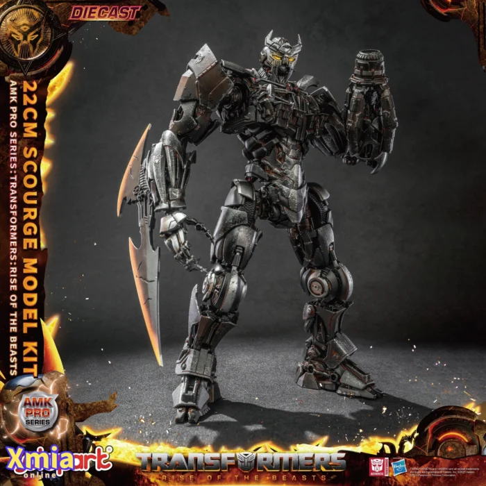 Transformers toy Yolopark Rise of the Beasts AMK PRO Series 22cm Scourge Model Kit
