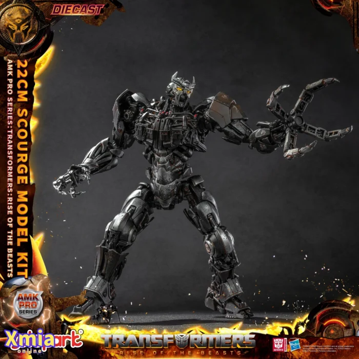 Transformers toy Yolopark Rise of the Beasts AMK PRO Series 22cm Scourge Model Kit