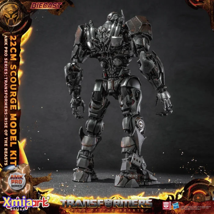 Transformers toy Yolopark Rise of the Beasts AMK PRO Series 22cm Scourge Model Kit