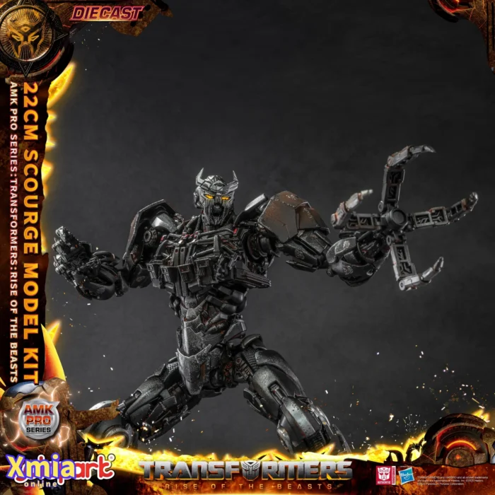 Transformers toy Yolopark Rise of the Beasts AMK PRO Series 22cm Scourge Model Kit