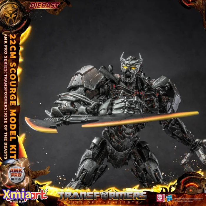 Transformers toy Yolopark Rise of the Beasts AMK PRO Series 22cm Scourge Model Kit