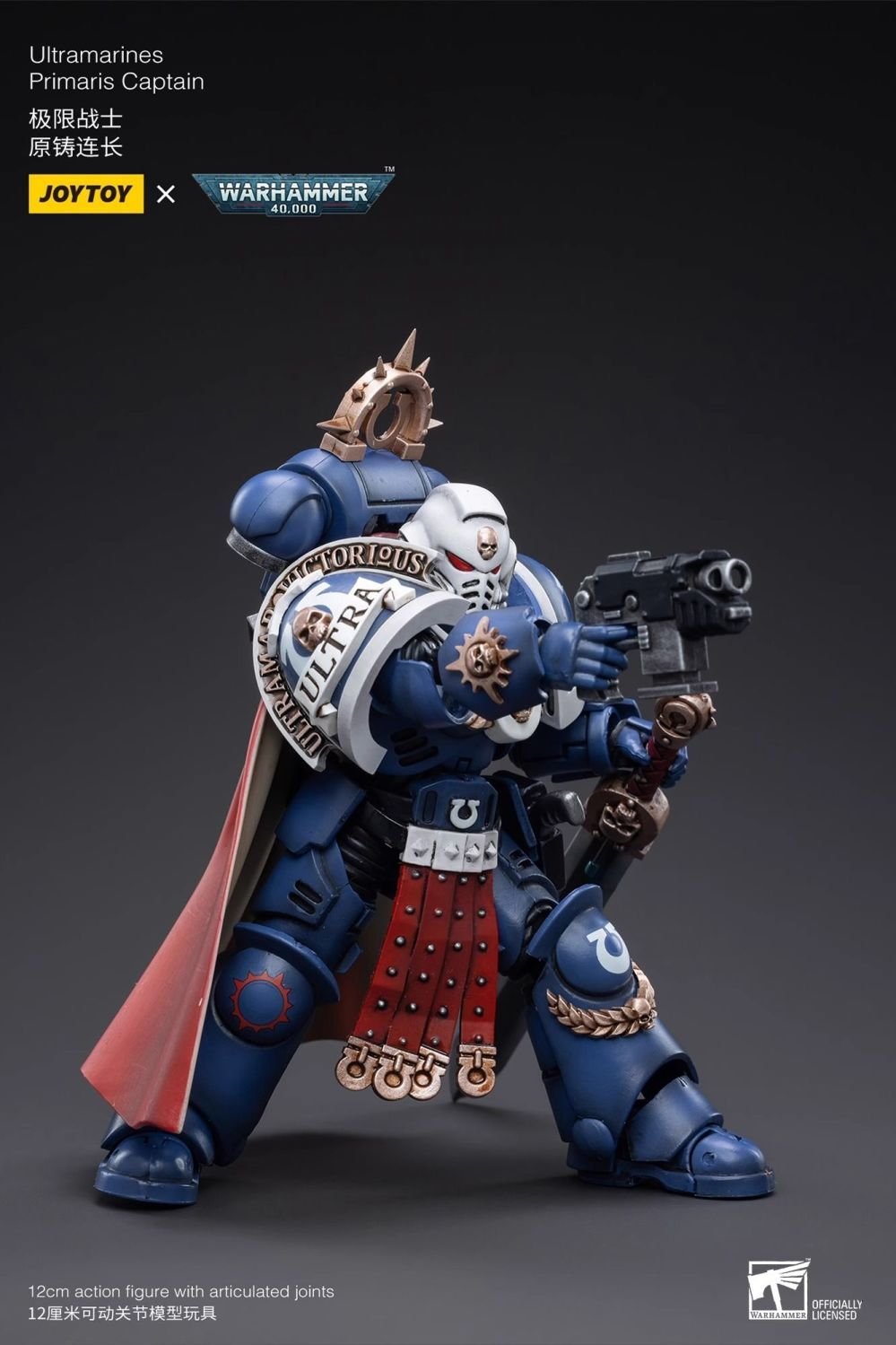 Action Figure JoyToy JT3297 1/18 Warhammer 40K Ultramarines Primaris Captain