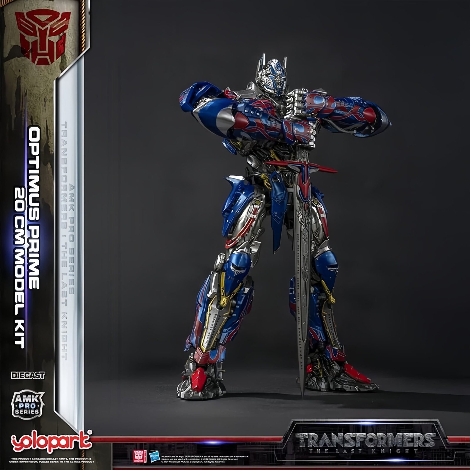 Action Figure TRANSFORMERS: The Last Knight AMK PRO Series 20cm Optimus Prime Model Kit