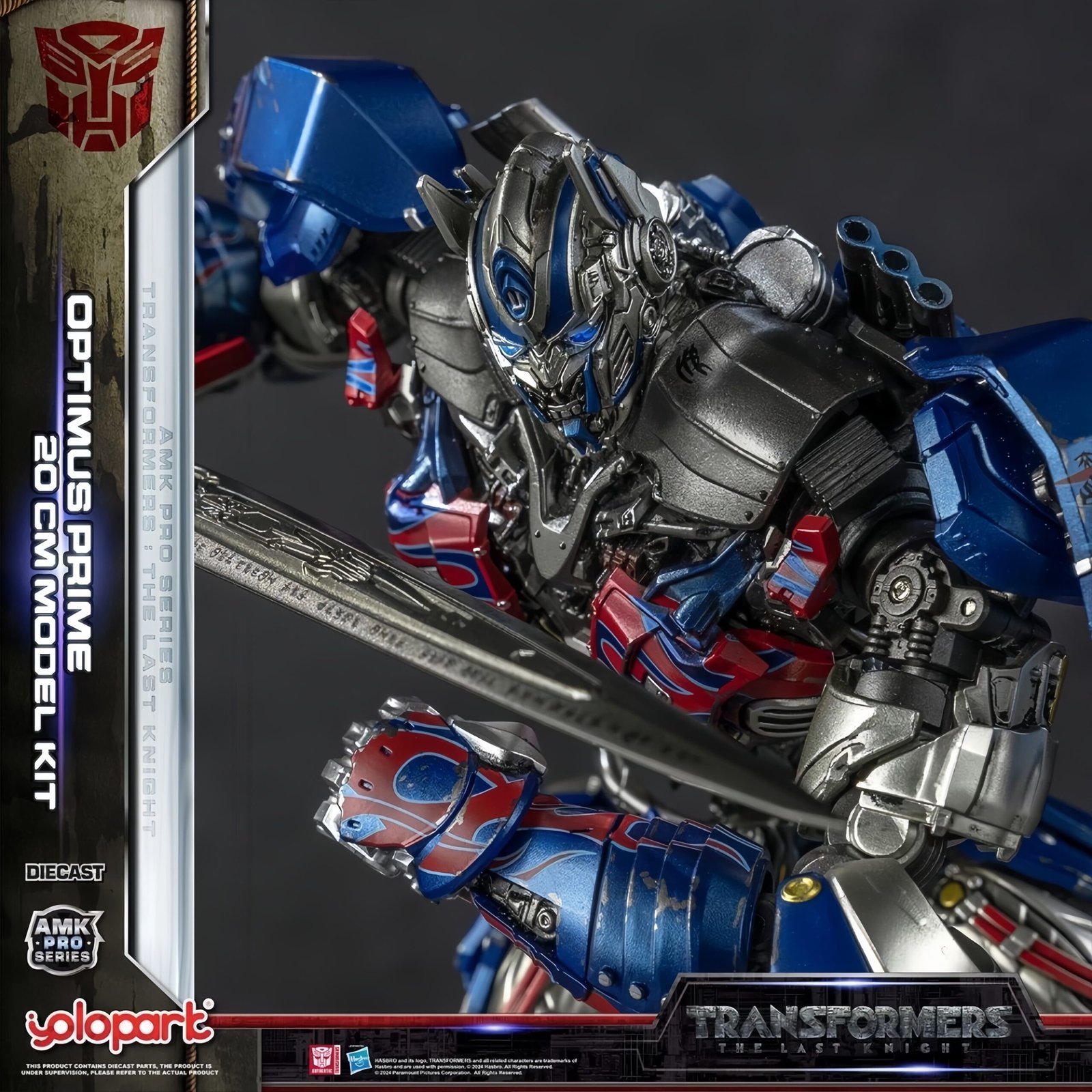 Action Figure TRANSFORMERS: The Last Knight AMK PRO Series 20cm Optimus Prime Model Kit