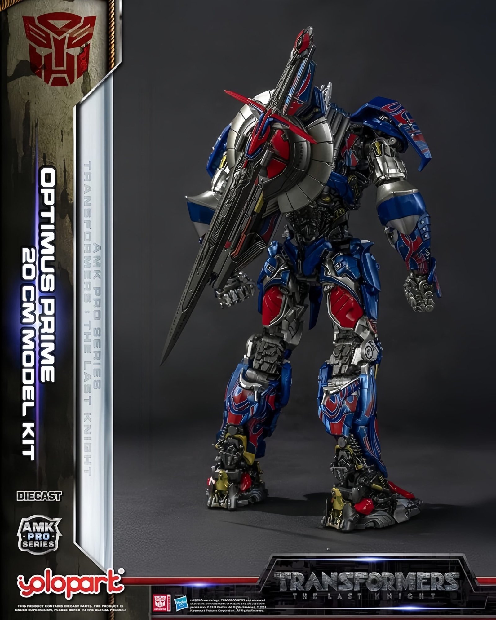 Action Figure TRANSFORMERS: The Last Knight AMK PRO Series 20cm Optimus Prime Model Kit