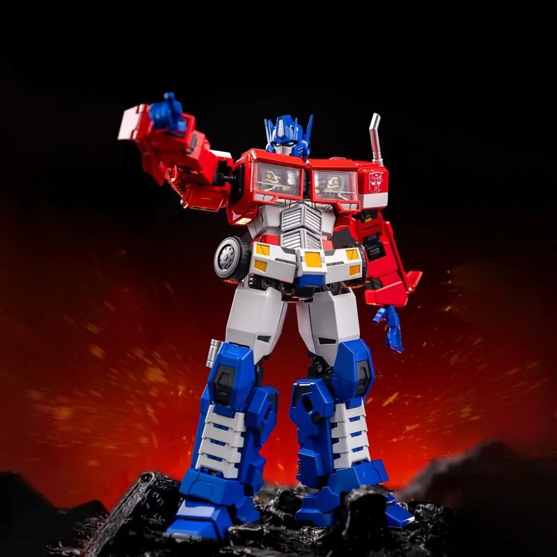 Unix Square Combot Transformers Optimus Prime Licensed Convertable Figures