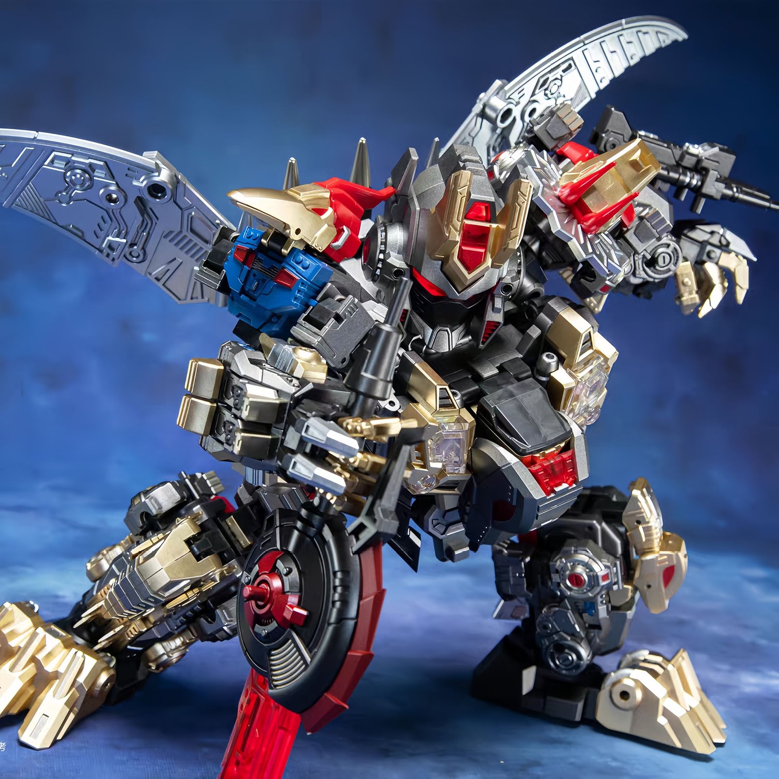 JiGuangMao Toy Steel Kiddy Party JGM-SKP02 Mini-Asura Dinoking Set of 5