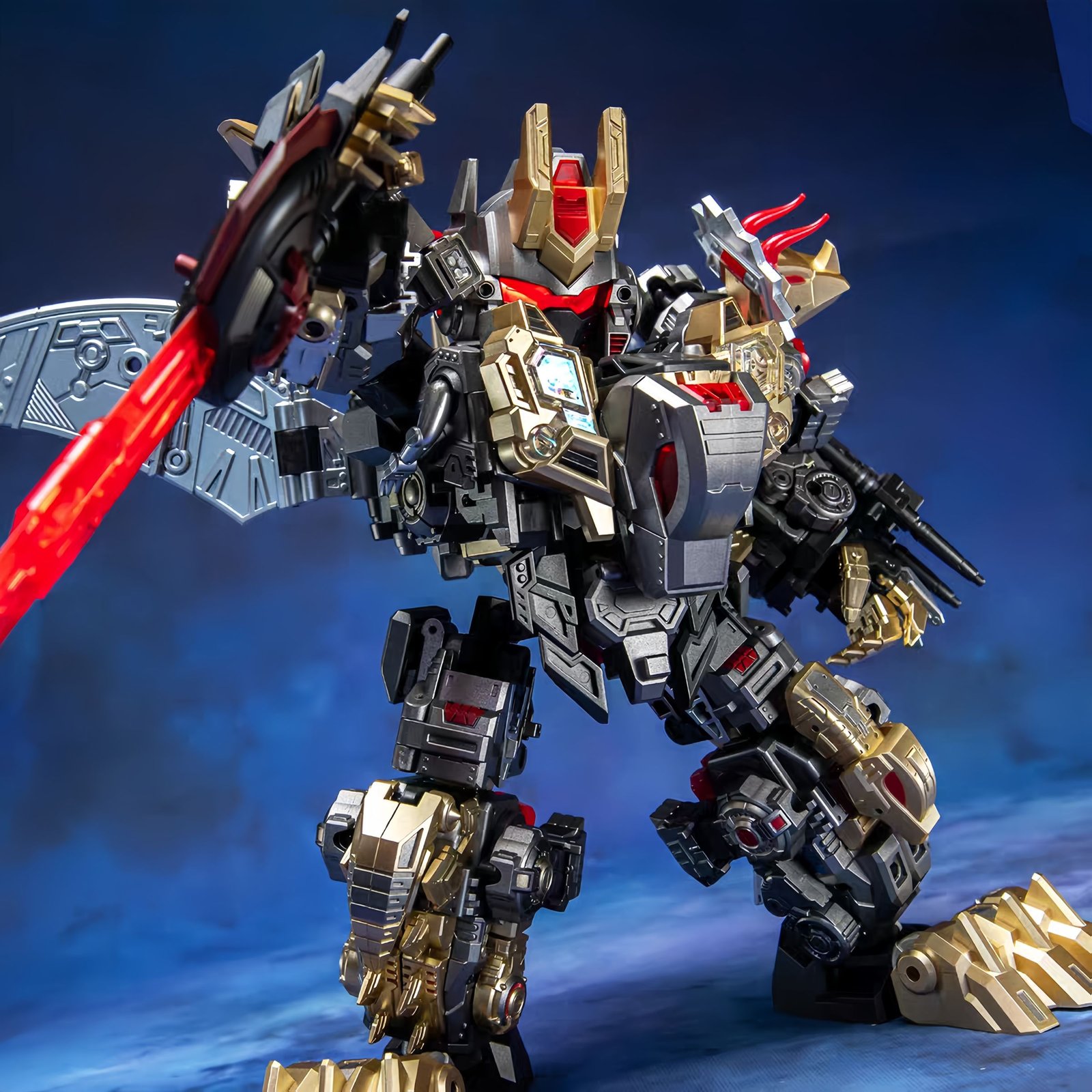 JiGuangMao Toy Steel Kiddy Party JGM-SKP02 Mini-Asura Dinoking Set of 5