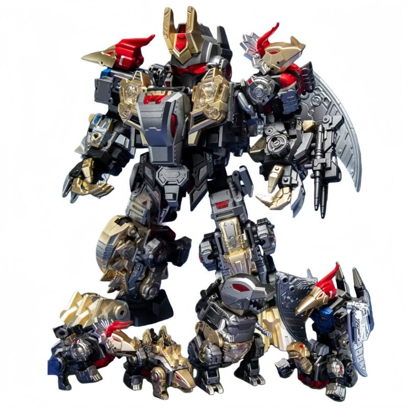 JiGuangMao Toy Steel Kiddy Party JGM-SKP02 Mini-Asura Dinoking Set of 5