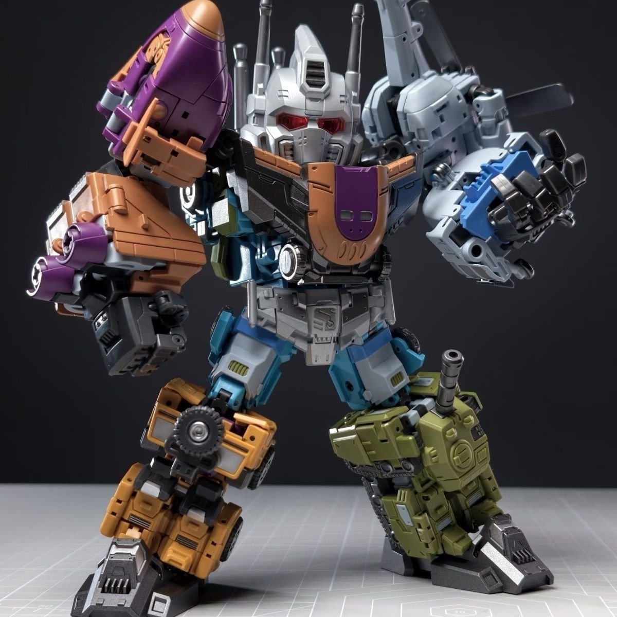 JiGuangMao Toy Steel Kiddy Party JGM-SKP02 Mini-Asura Dinoking Set of 5