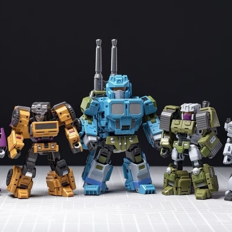 JiGuangMao Toy Steel Kiddy Party JGM-SKP02 Mini-Asura Dinoking Set of 5