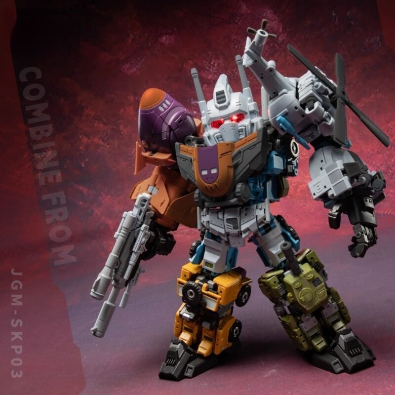 JiGuangMao Toy Steel Kiddy Party JGM-SKP02 Mini-Asura Dinoking Set of 5